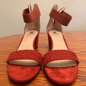 New! Sexy Ankle Strap Block Heel